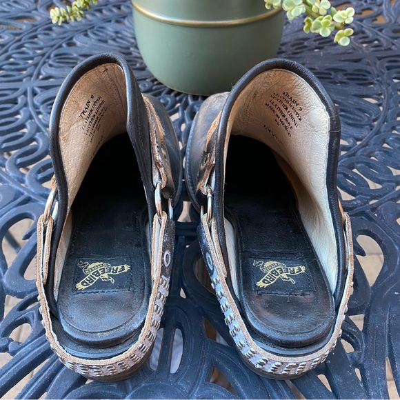 SOLD FreeBird by Steven Train Leather Mule Heel Bootie - Picture 9 of 12